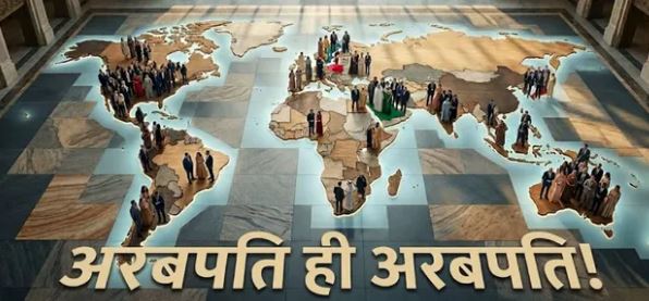 दुनिया में अरबपतियों की संख्या में बढ़ोतरी का ग्राफ 2031 तक