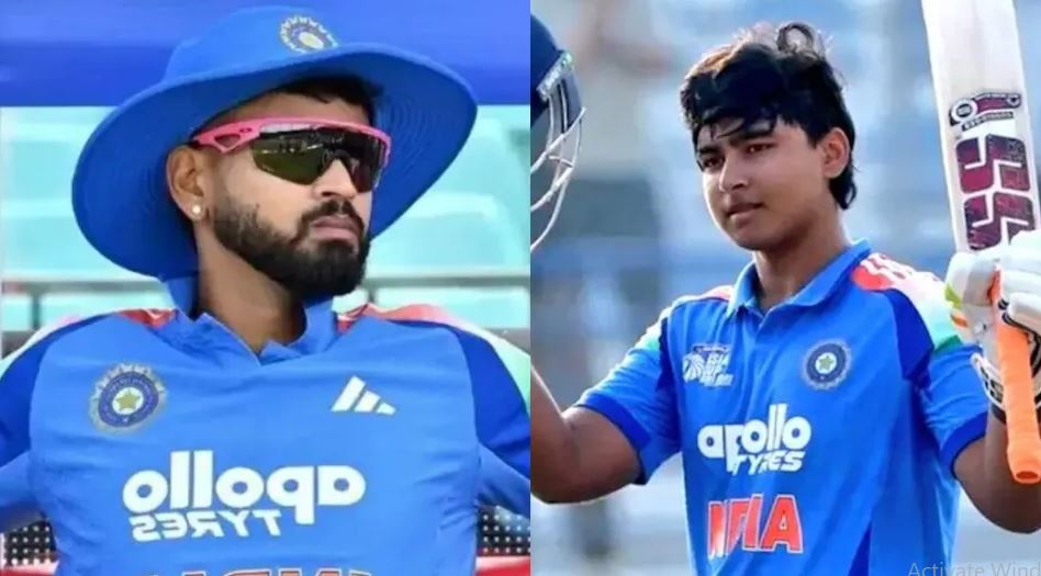 India T20 Squad captan shreyas vaibhav suryavanshi