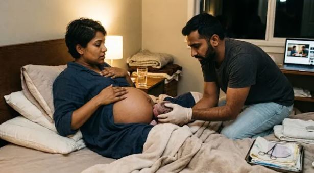 यूट्यूब वीडियो देखकर घर पर डिलीवरी कराने की कोशिश के बाद अस्पताल में भर्ती महिला