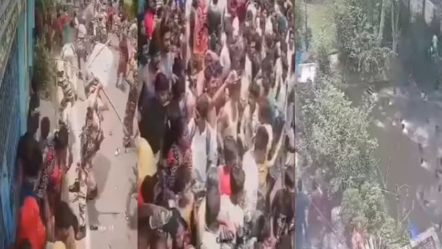 टीएमसी नेता जहांगीर खान की पत्नी रेजिना बीबी की गिरफ्तारी के बाद दक्षिण 24 परगना में पुलिस कार्रवाई