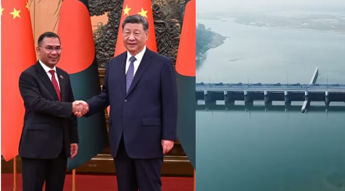 Chinese Ambassador Yao Wen addressing a press conference in Dhaka on the Teesta River Project and China-Bangladesh cooperation.