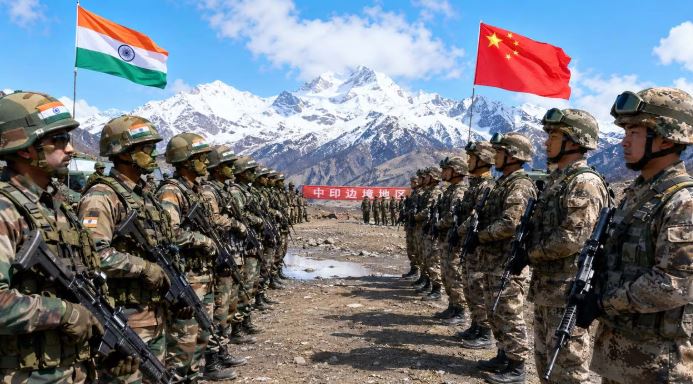 भारत-चीन सीमा पर अरुणाचल प्रदेश का पहाड़ी इलाका