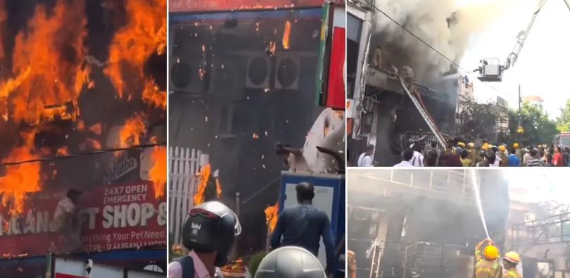 अलीगंज अग्निकांड में 15 मौतों वाले अवैध कॉम्प्लेक्स पर LDA की ध्वस्तीकरण कार्रवाई