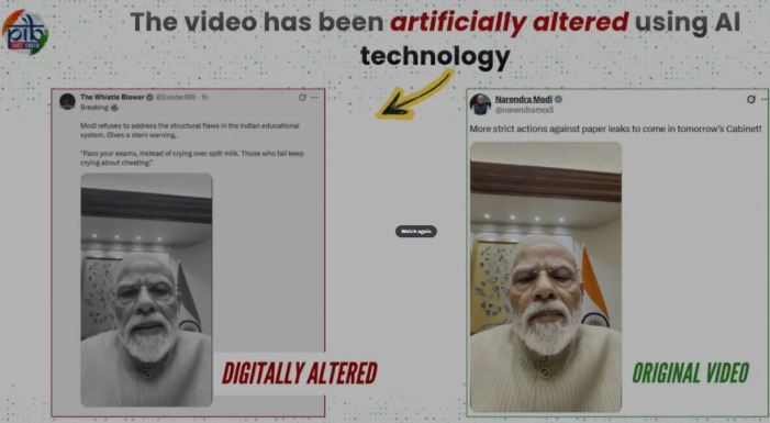 PM मोदी और पीयूष गोयल के AI डीपफेक वीडियो का PIB फैक्ट चेक