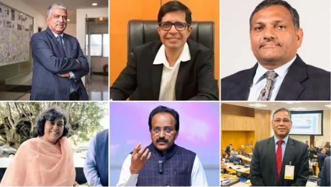 Members of PM Modi's high-level exam reform panel led by Nandan Nilekani.