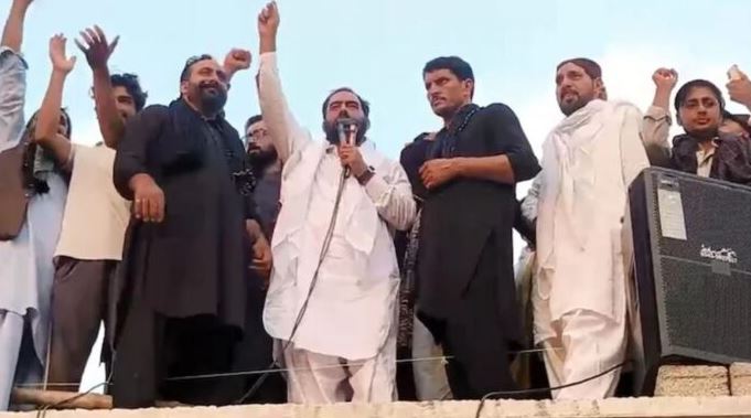 PoK Crisis protest in Rawalakot with JAAC supporters demanding reforms