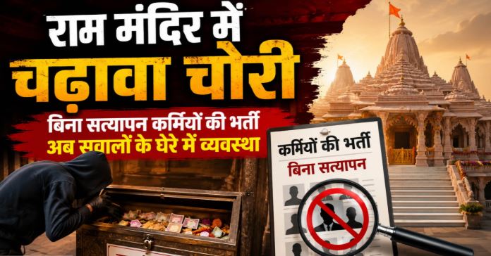 राम मंदिर भर्ती प्रक्रिया की जांच करती पुलिस