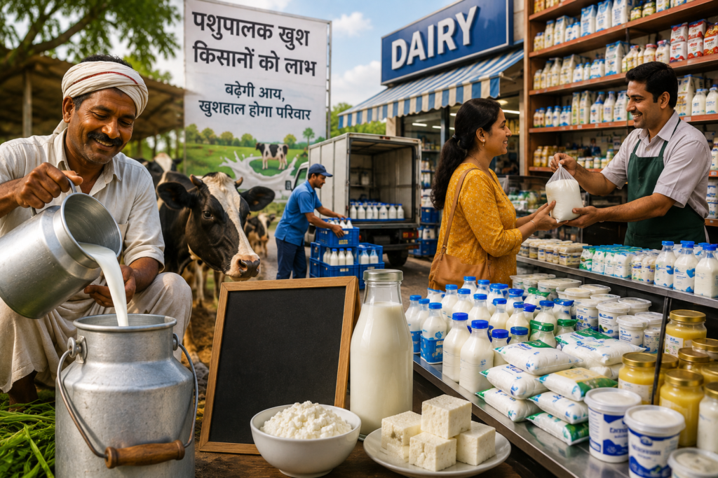 दूध के दाम बढ़ोतरी मुंबई और तमिलनाडु