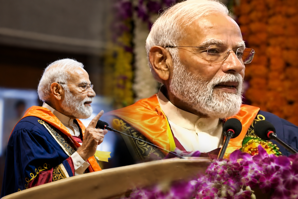 IIT दिल्ली दीक्षांत समारोह में छात्रों को संबोधित करते PM मोदी