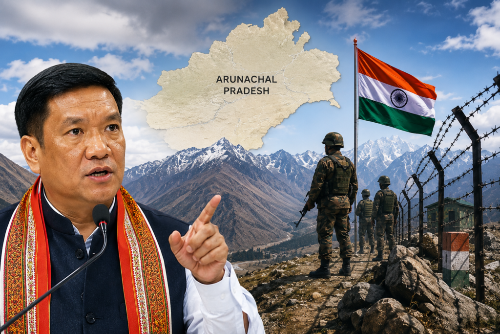 अरुणाचल प्रदेश में चीनी घुसपैठ पर CM पेमा खांडू का बयान