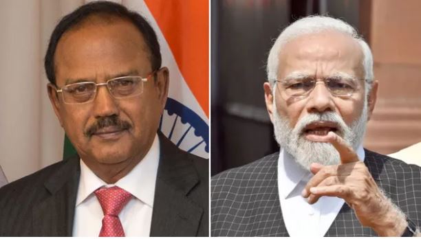 ऑपरेशन सिंदूर को लेकर NSA अजित डोभाल और प्रधानमंत्री नरेंद्र मोदी से जुड़ी प्रतीकात्मक तस्वीर