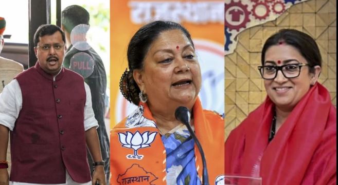 बीजेपी की नई राष्ट्रीय टीम में स्मृति ईरानी और वसुंधरा राजे को मिली बड़ी जिम्मेदारी