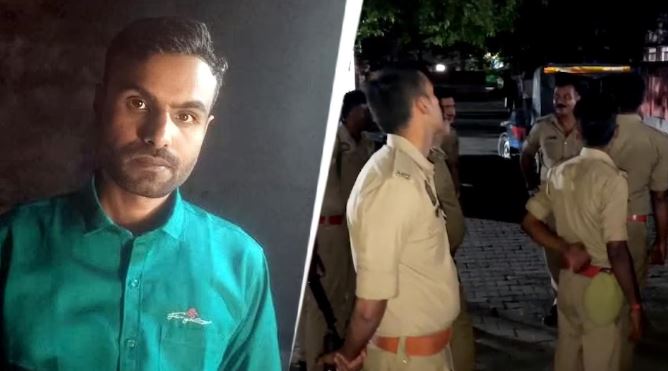 आजमगढ़ के शंभूपुर गांव में फायरिंग के बाद पुलिस की कार्रवाई