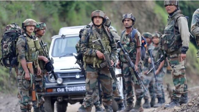 बडगाम के यूसमर्ग इलाके में सुरक्षाबलों का सर्च ऑपरेशन जारी।