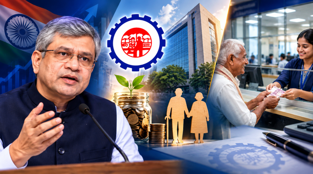 EPFO वेतन सीमा ₹25,000 होने की जानकारी