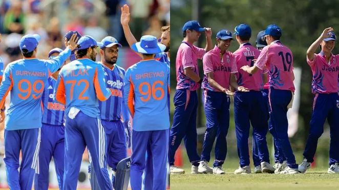 भारत बनाम जापान पहला टी20 इंटरनेशनल मुकाबला