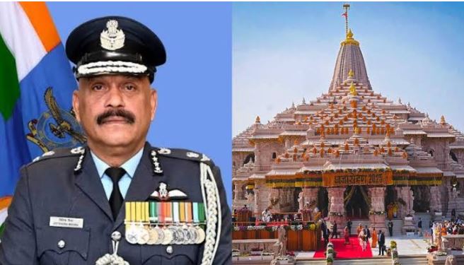राम मंदिर के पहले CEO रिटायर्ड एयर मार्शल जितेंद्र मिश्र ने पदभार संभाला