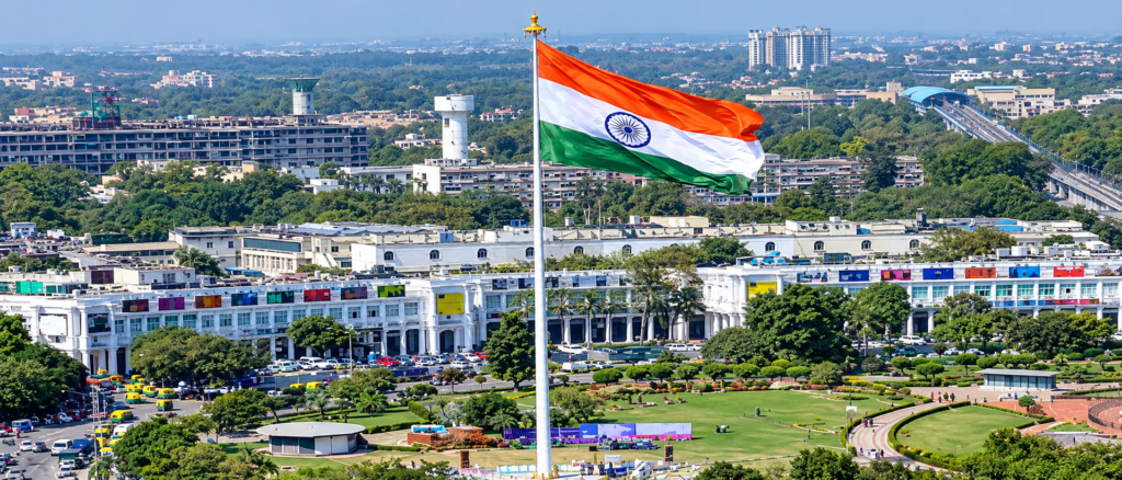कनॉट प्लेस तिरंगा कार्यक्रम को लेकर सेंट्रल पार्क में सुरक्षा व्यवस्था